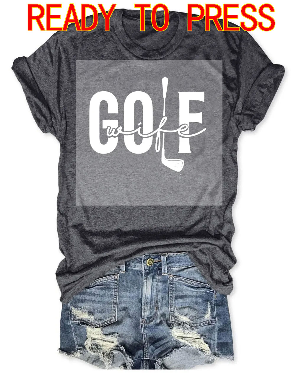Golf Wife DTF Heat Transfer