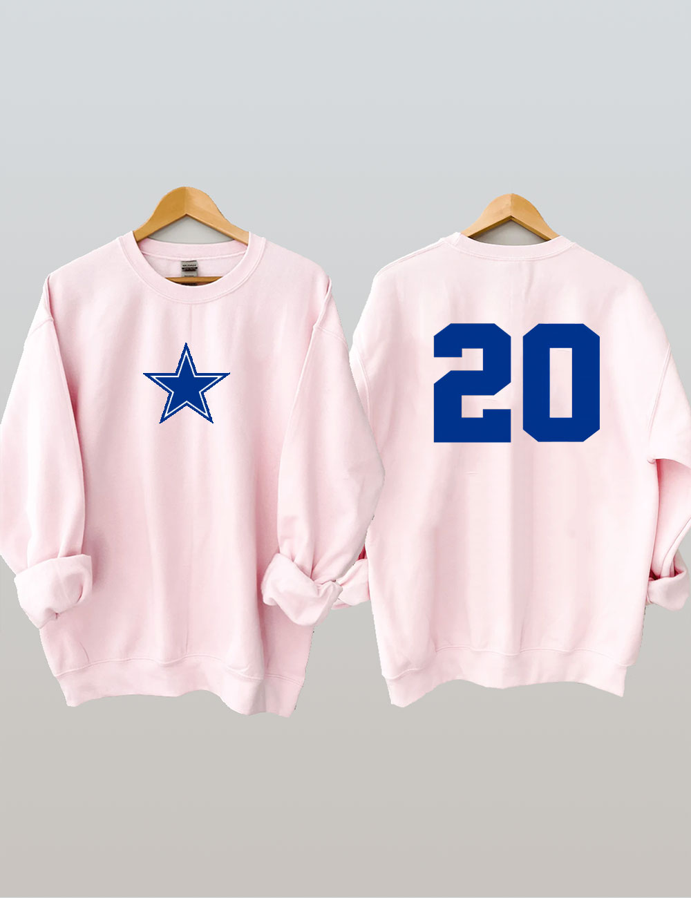Dallas Football Custom Number Sweatshirt