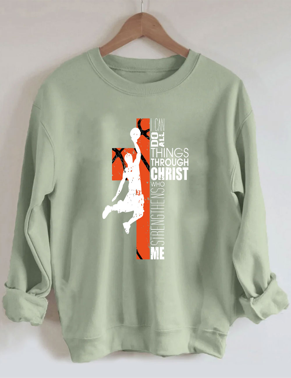 Christian Basketball Boys Girls Sweatshirt