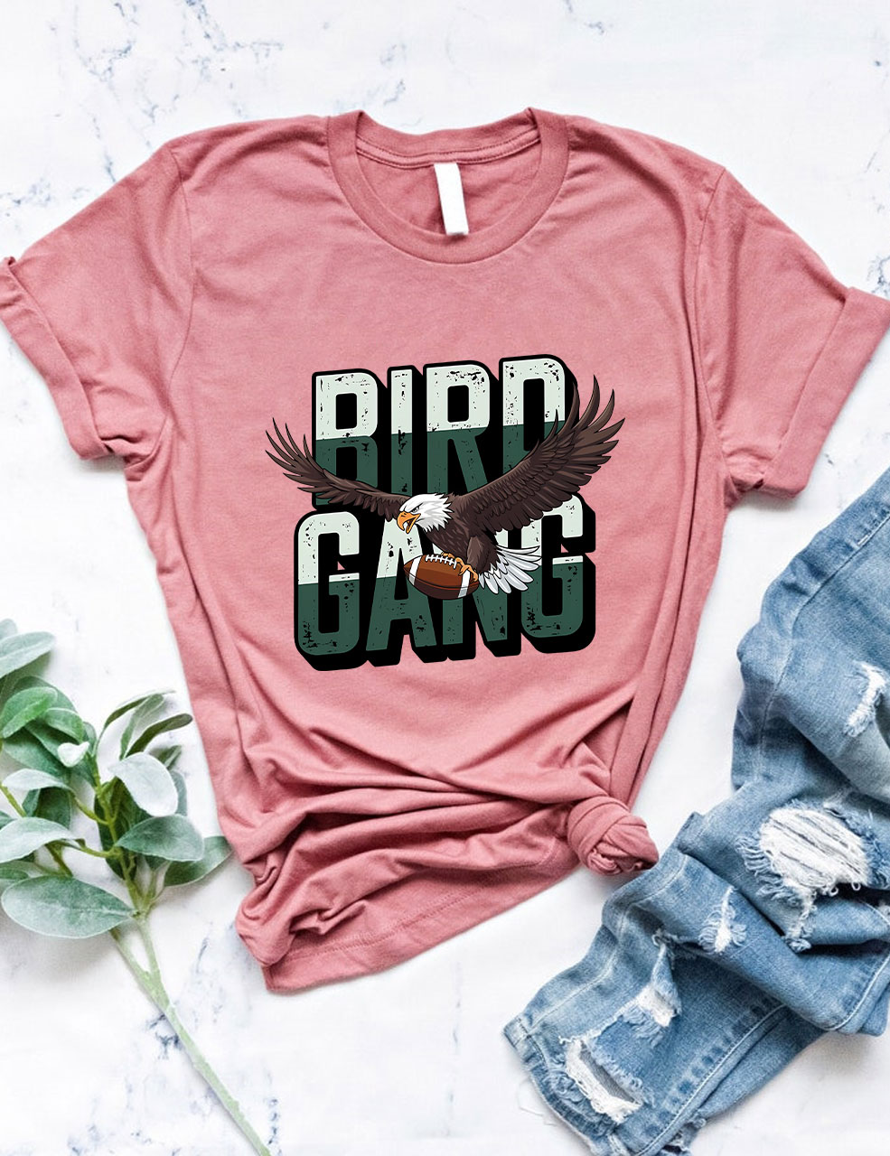 Old School Philadelphia Football Bird Gang T-Shirt