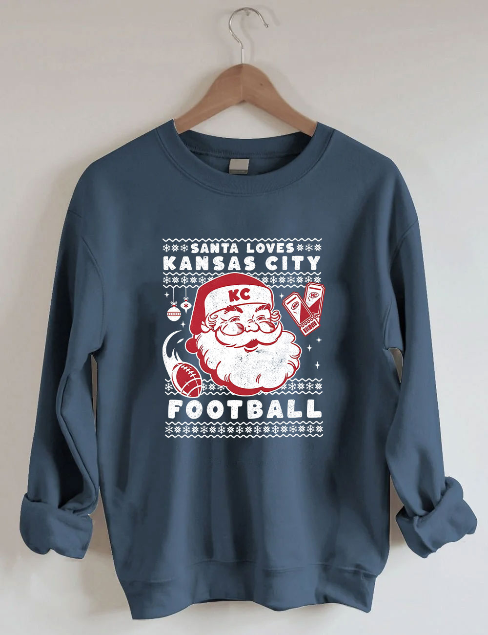 Christmas Kansas City Football Sweatshirt