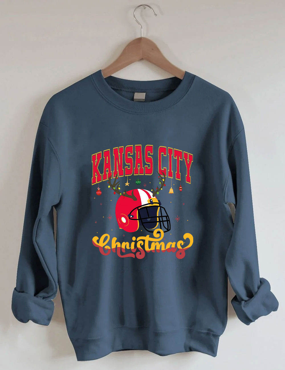 Kansas City Christmas Football Sweatshirt