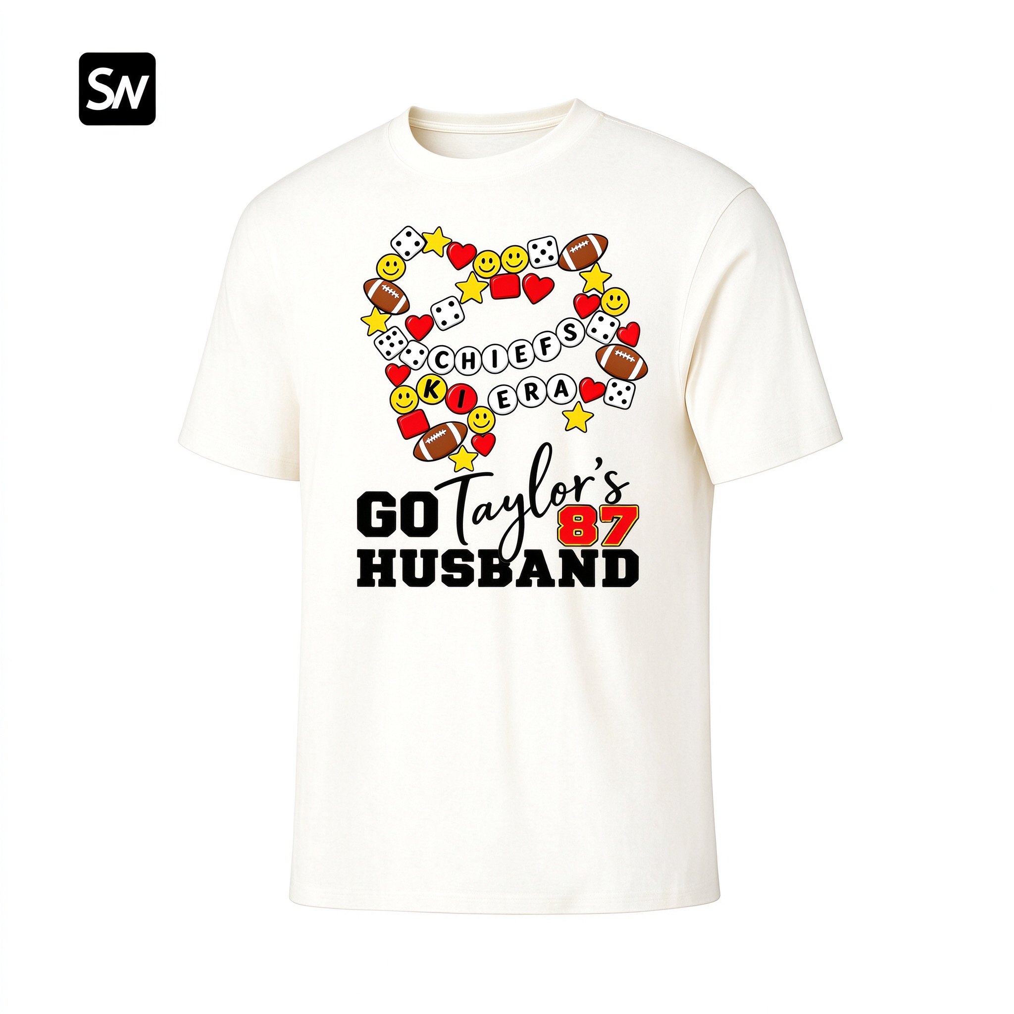 Go Taylor's Husband Football Dry-easy T-Shirt