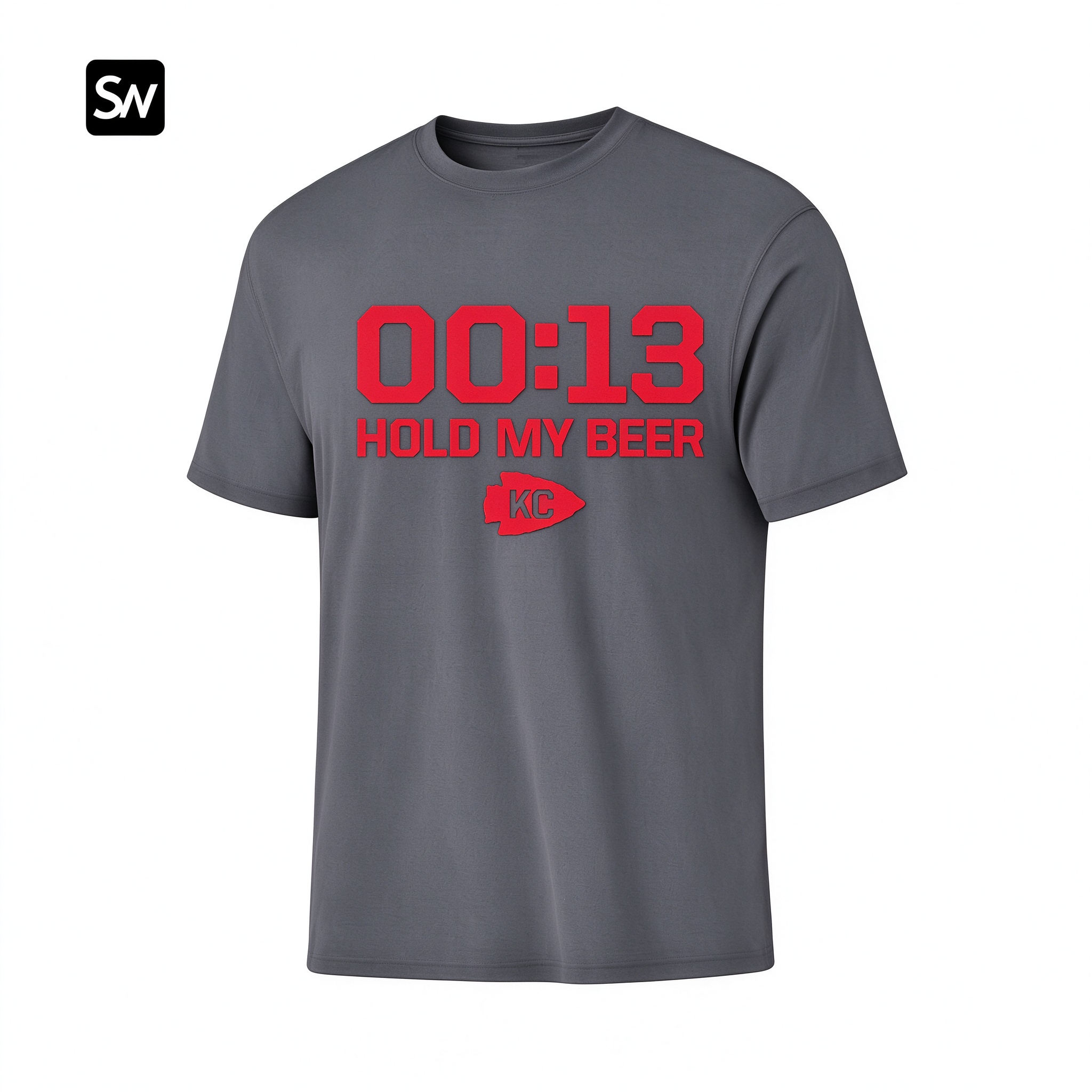 13 Second Hold My Beer Chiefs Football Dry-easy T-Shirt