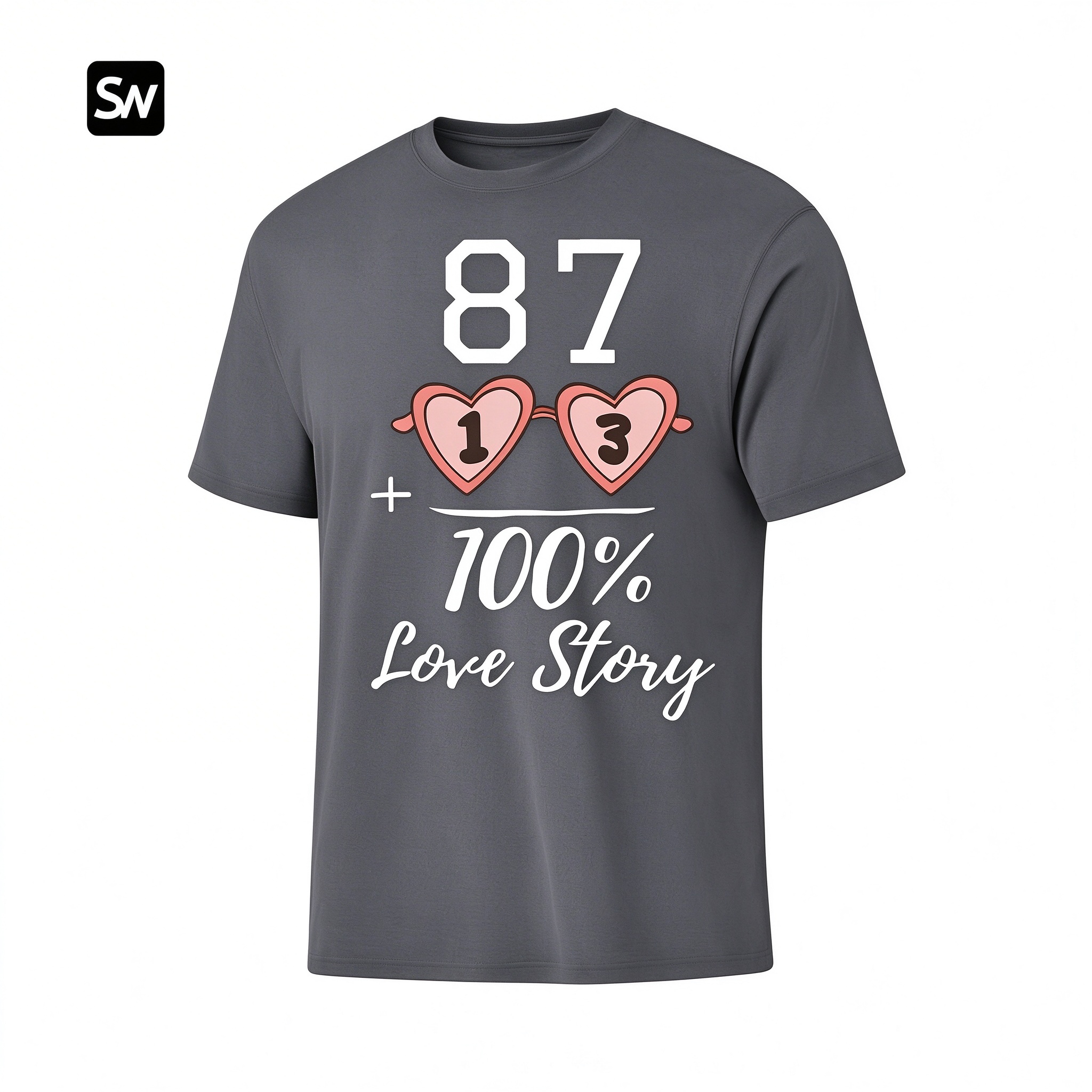 Taylor and Travis Engaged 87 + 13 Dry-easy T-Shirt