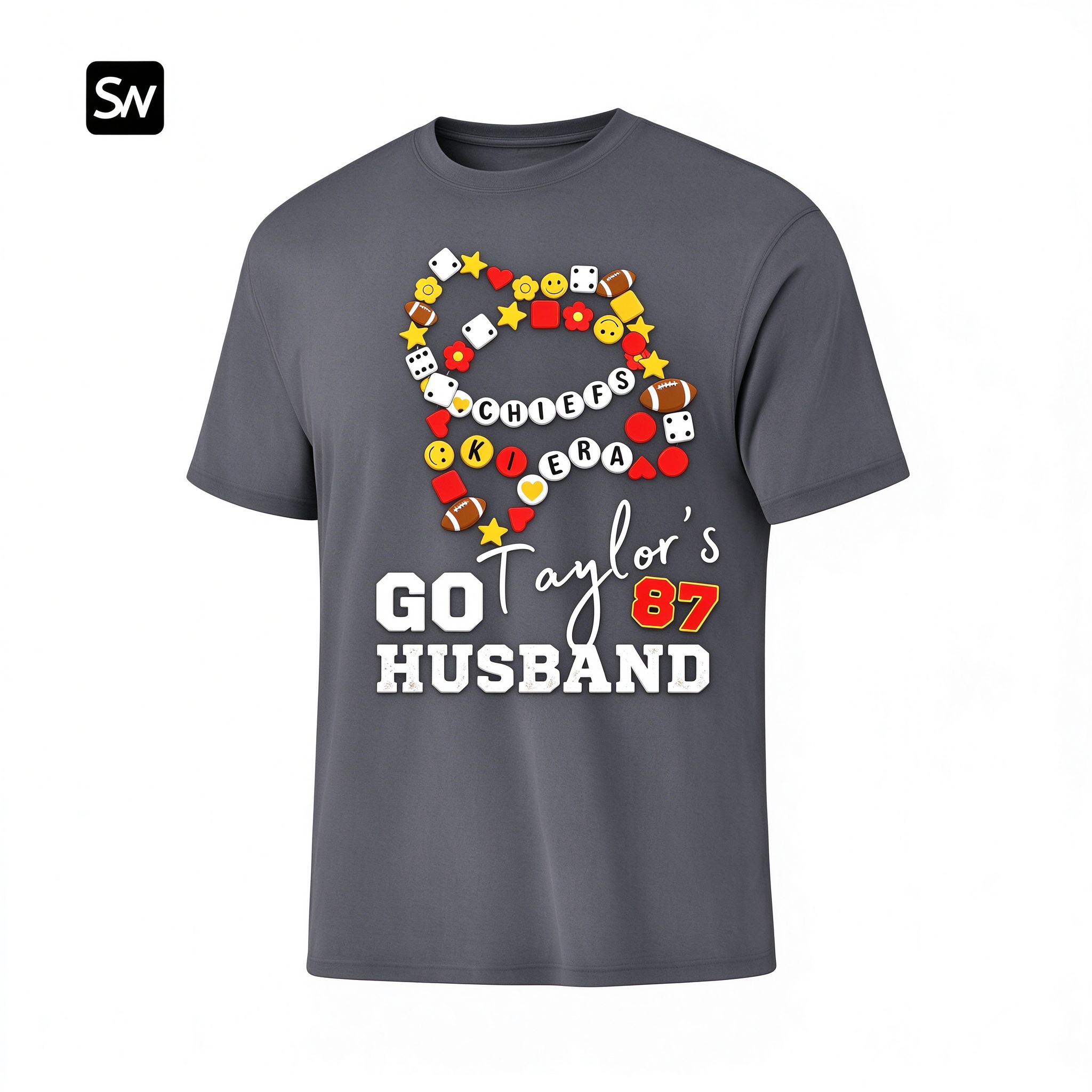 Go Taylor's Husband Football Dry-easy T-Shirt