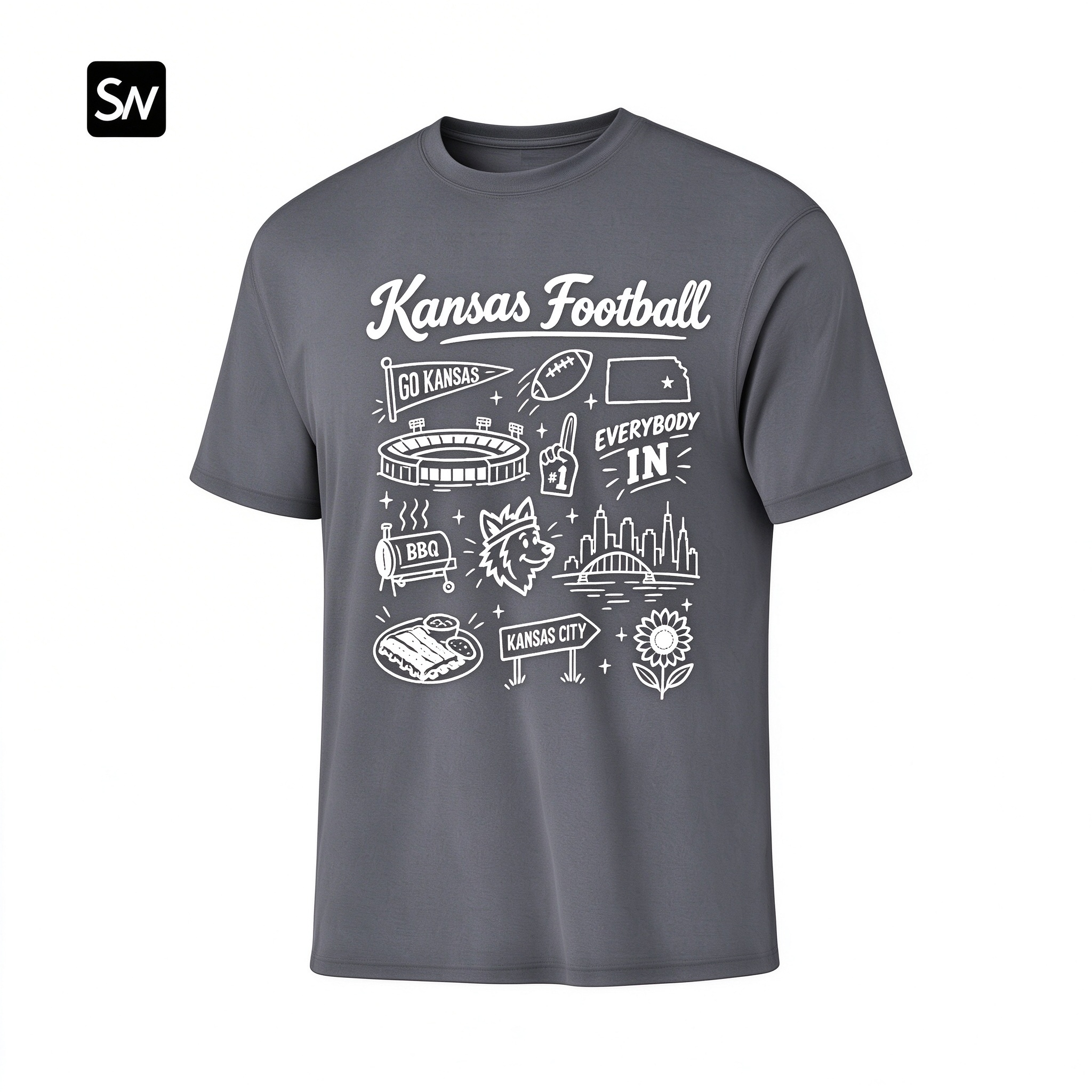 Kansas City Doodles Football Dry-easy T-Shirt