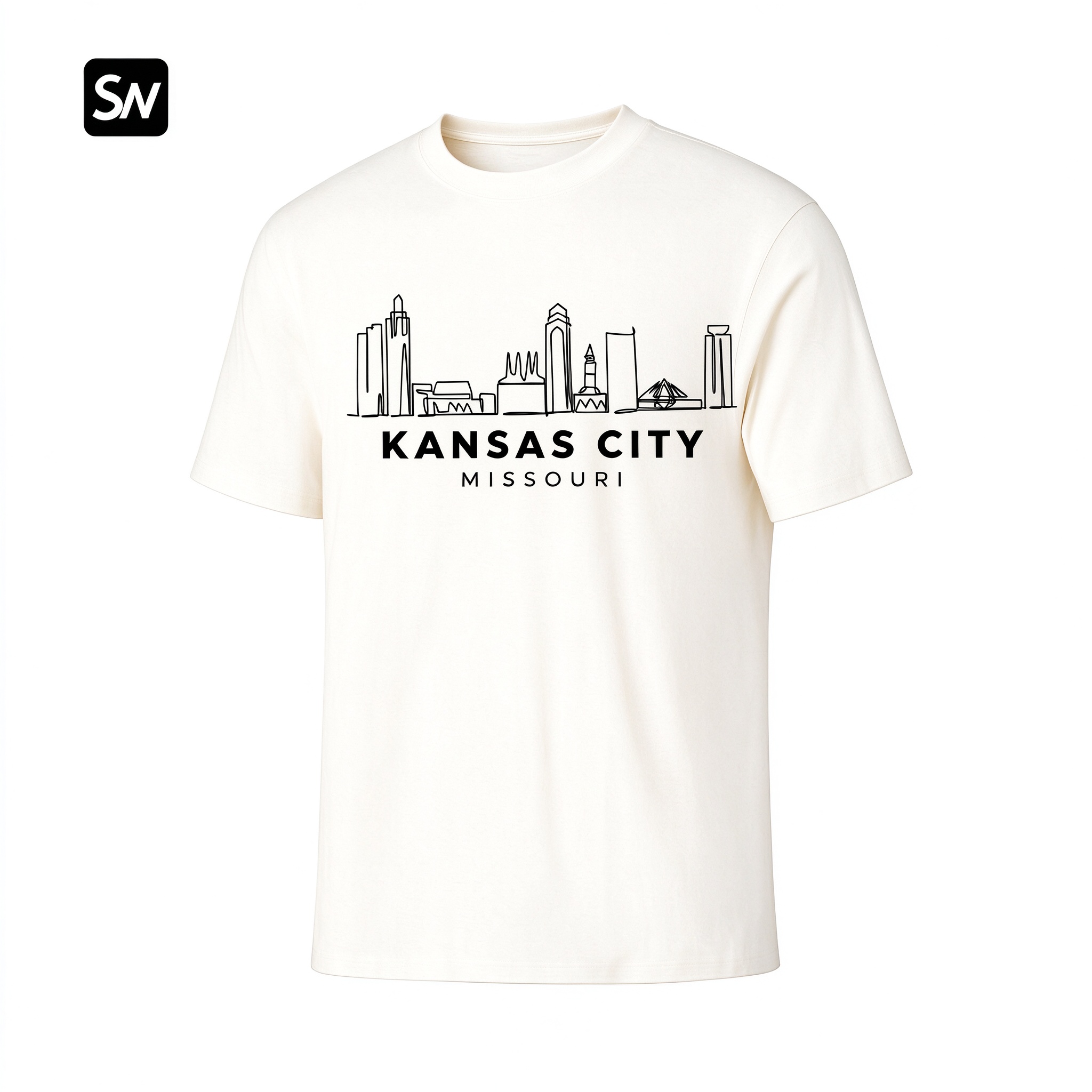 Kansas City Missouri Skyline Dry-easy T-Shirt