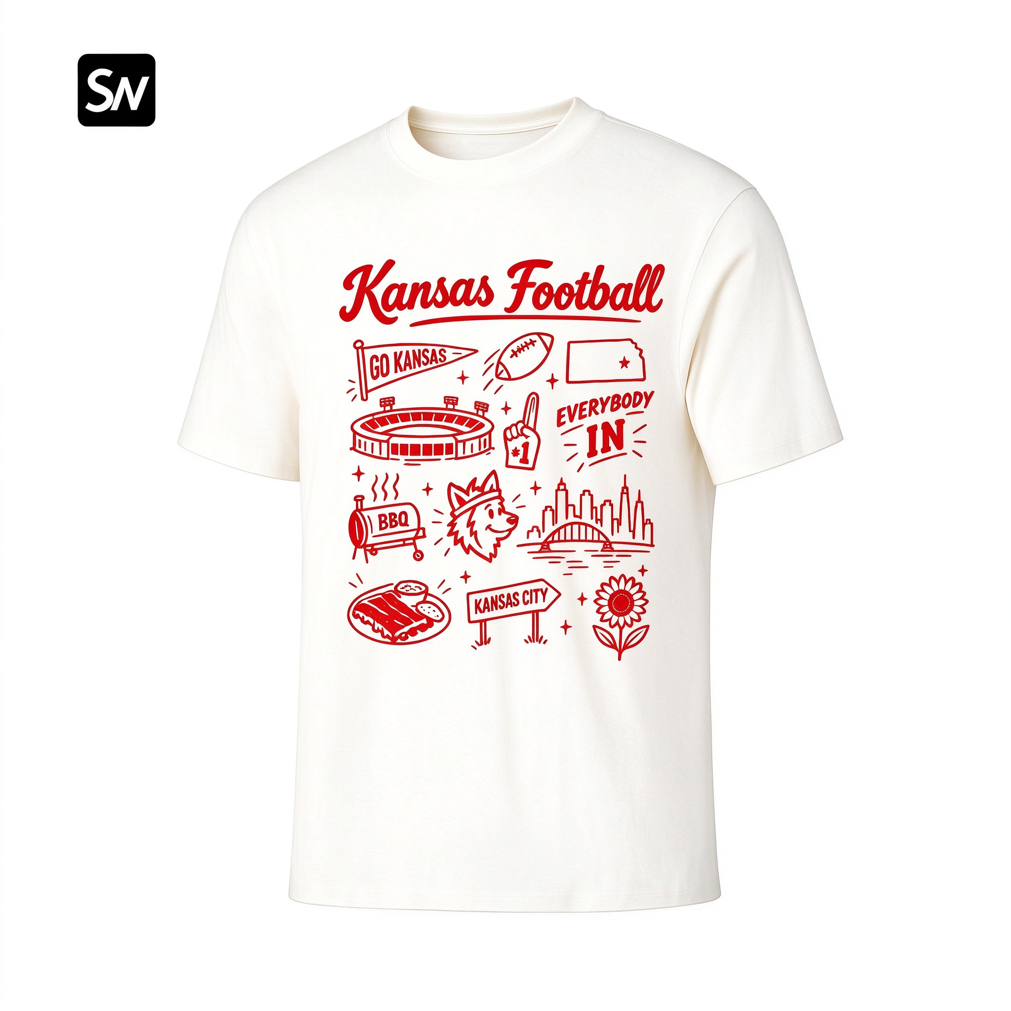 Kansas City Doodles Football Dry-easy T-Shirt