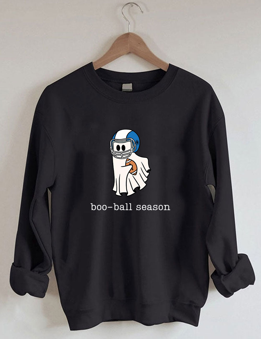 Cute Game day Football Halloween Sweatshirt
