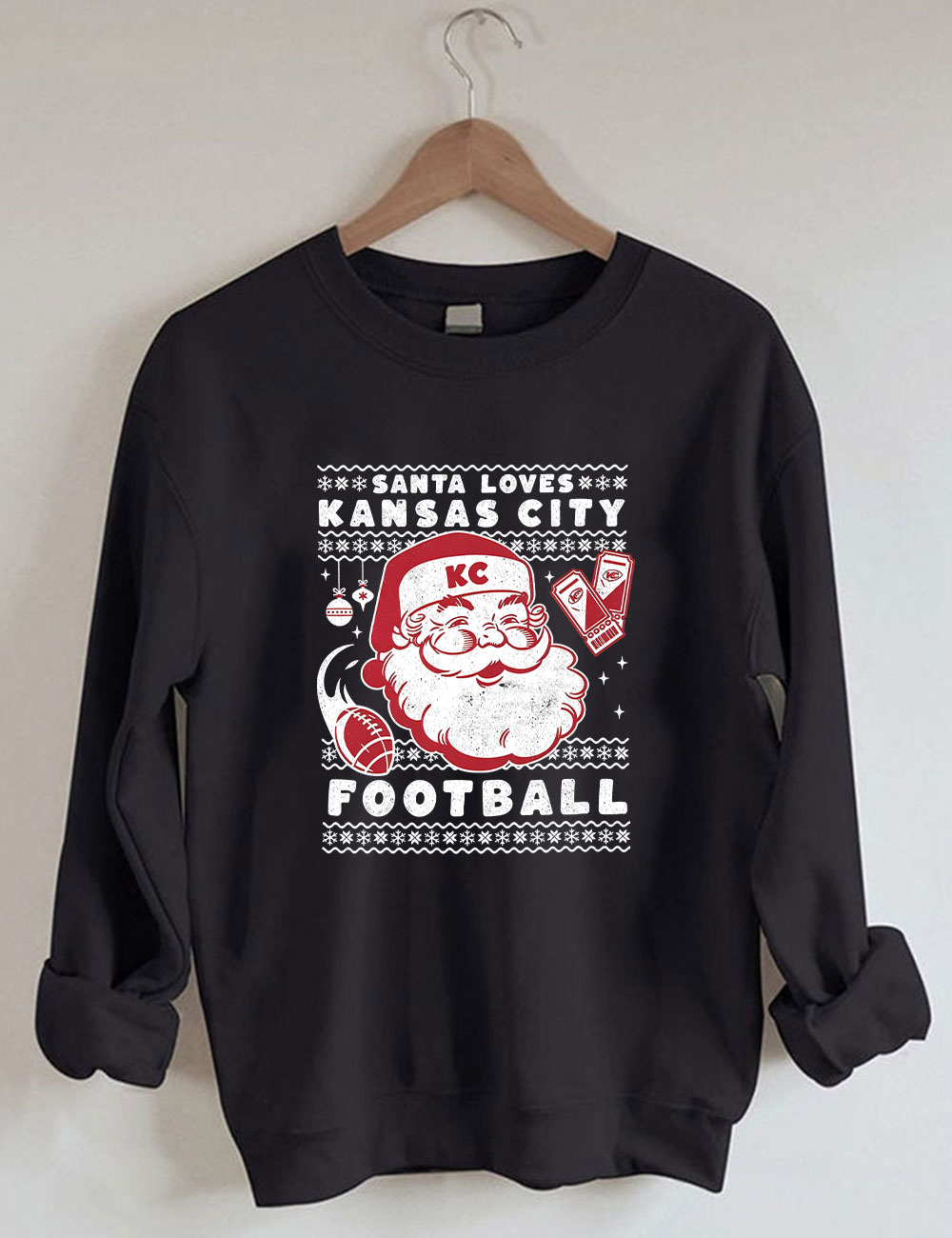 Christmas Kansas City Football Sweatshirt