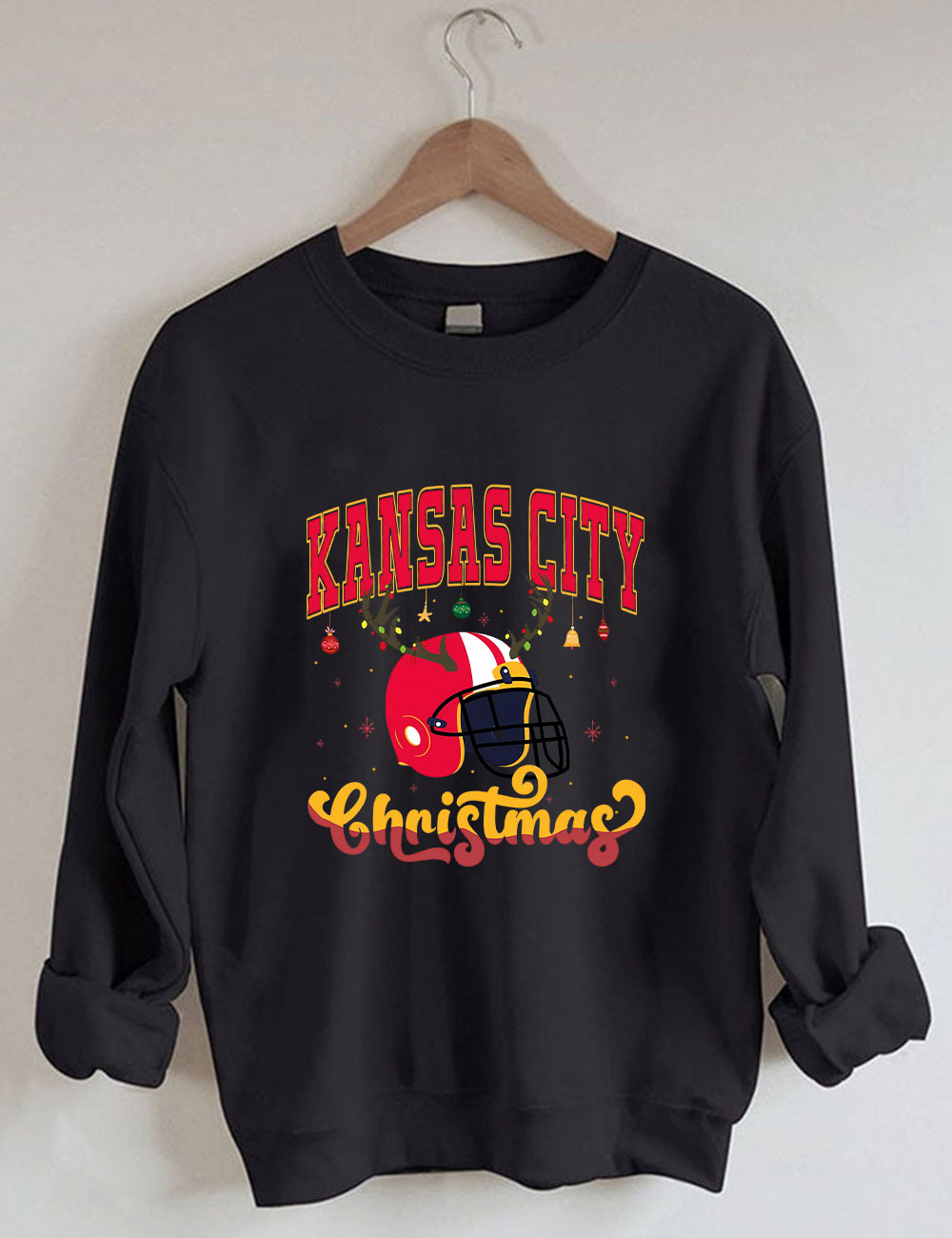 Kansas City Christmas Football Sweatshirt