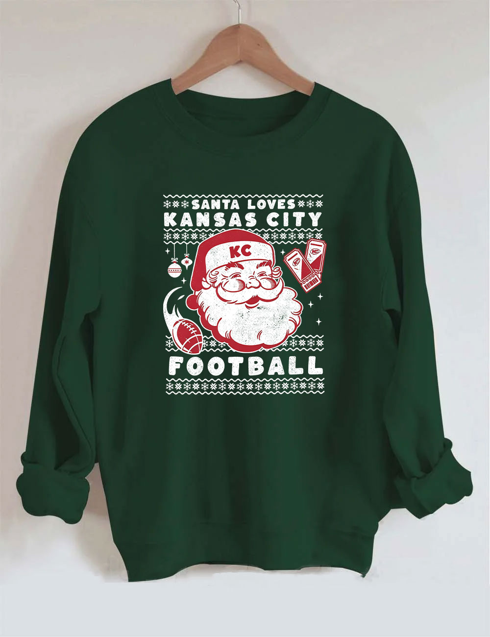 Christmas Kansas City Football Sweatshirt