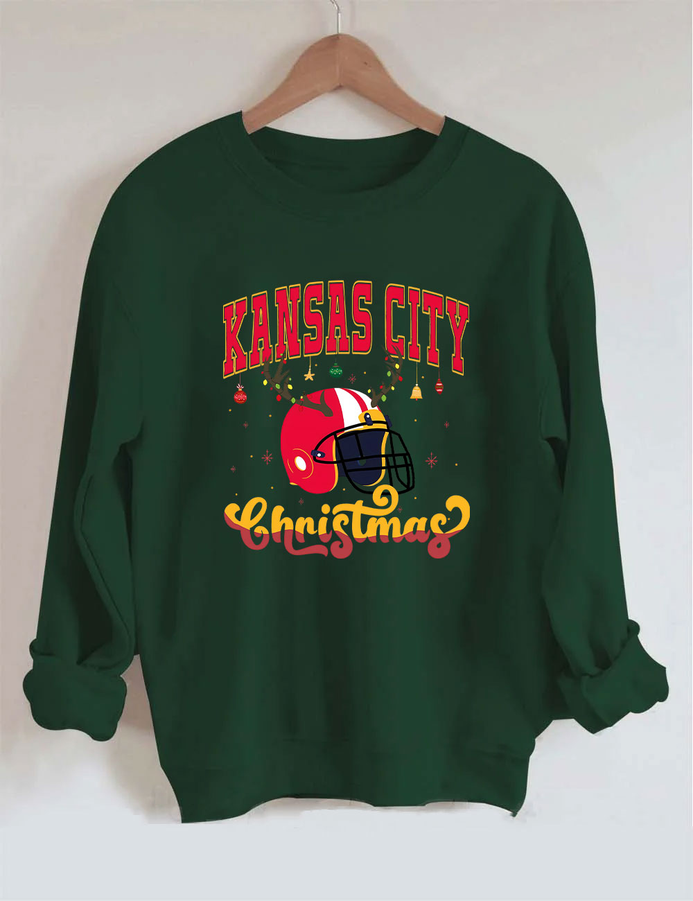 Kansas City Christmas Football Sweatshirt