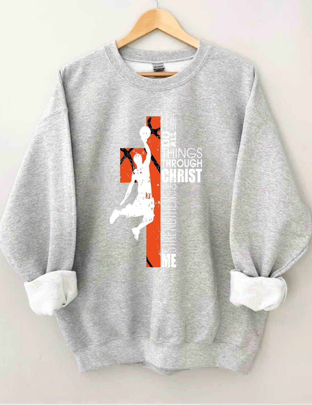 Christian Basketball Boys Girls Sweatshirt
