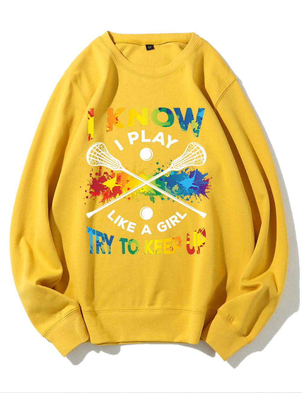 Lacrosse Player Sweatshirt