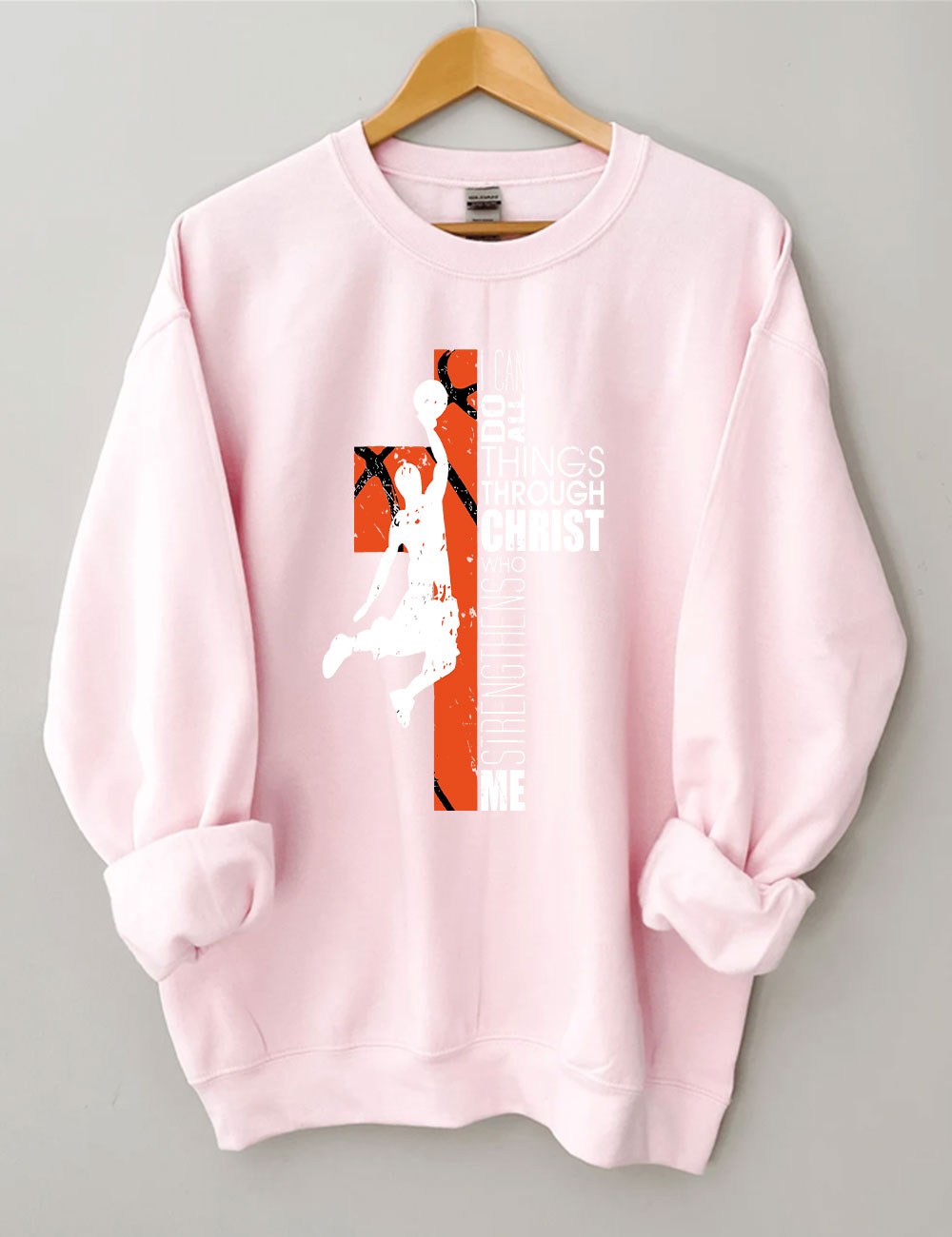 Christian Basketball Boys Girls Sweatshirt