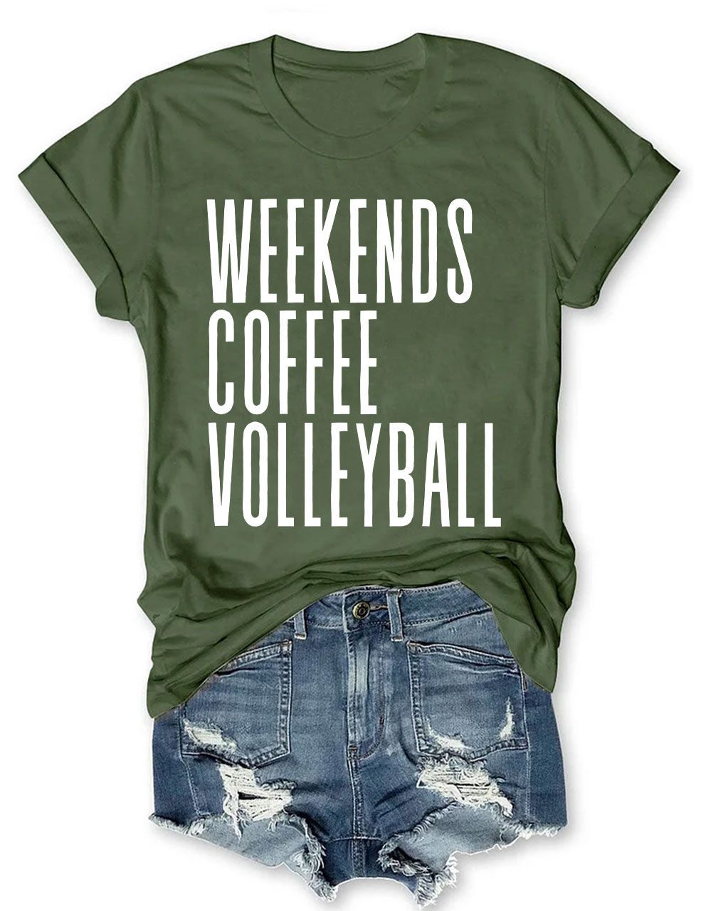 Weekends Coffee Volleyball T-shirt