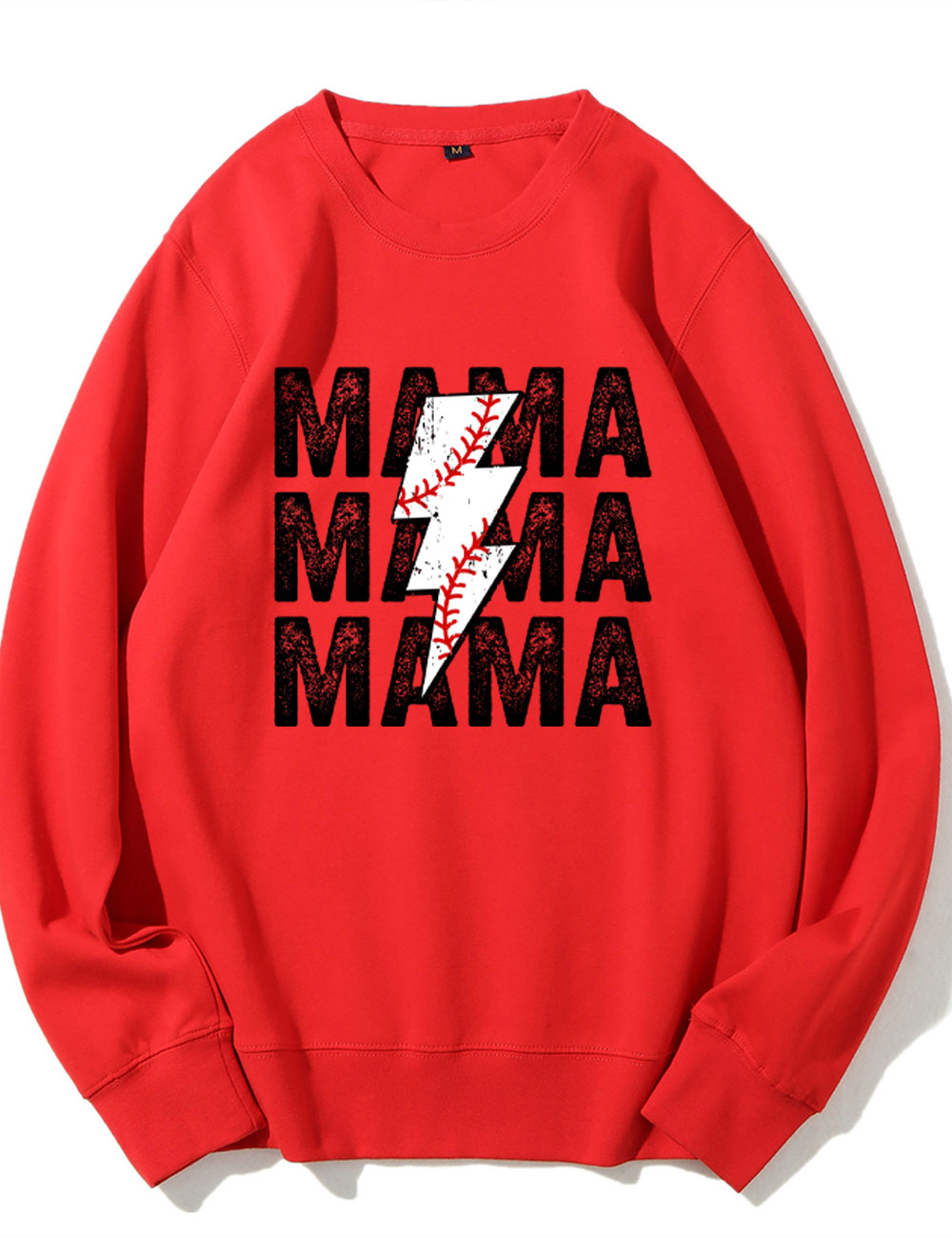 Baseball Mom Customized Number Sweatshirt