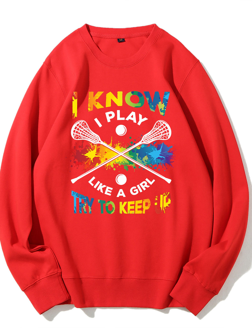 Lacrosse Player Sweatshirt