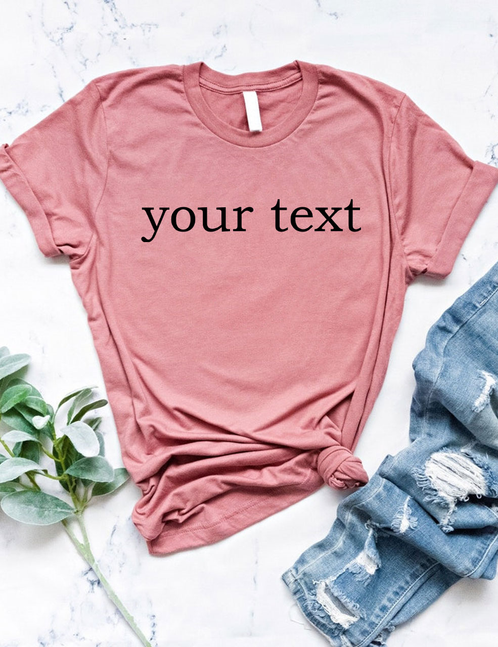 Custom Text T-shirt