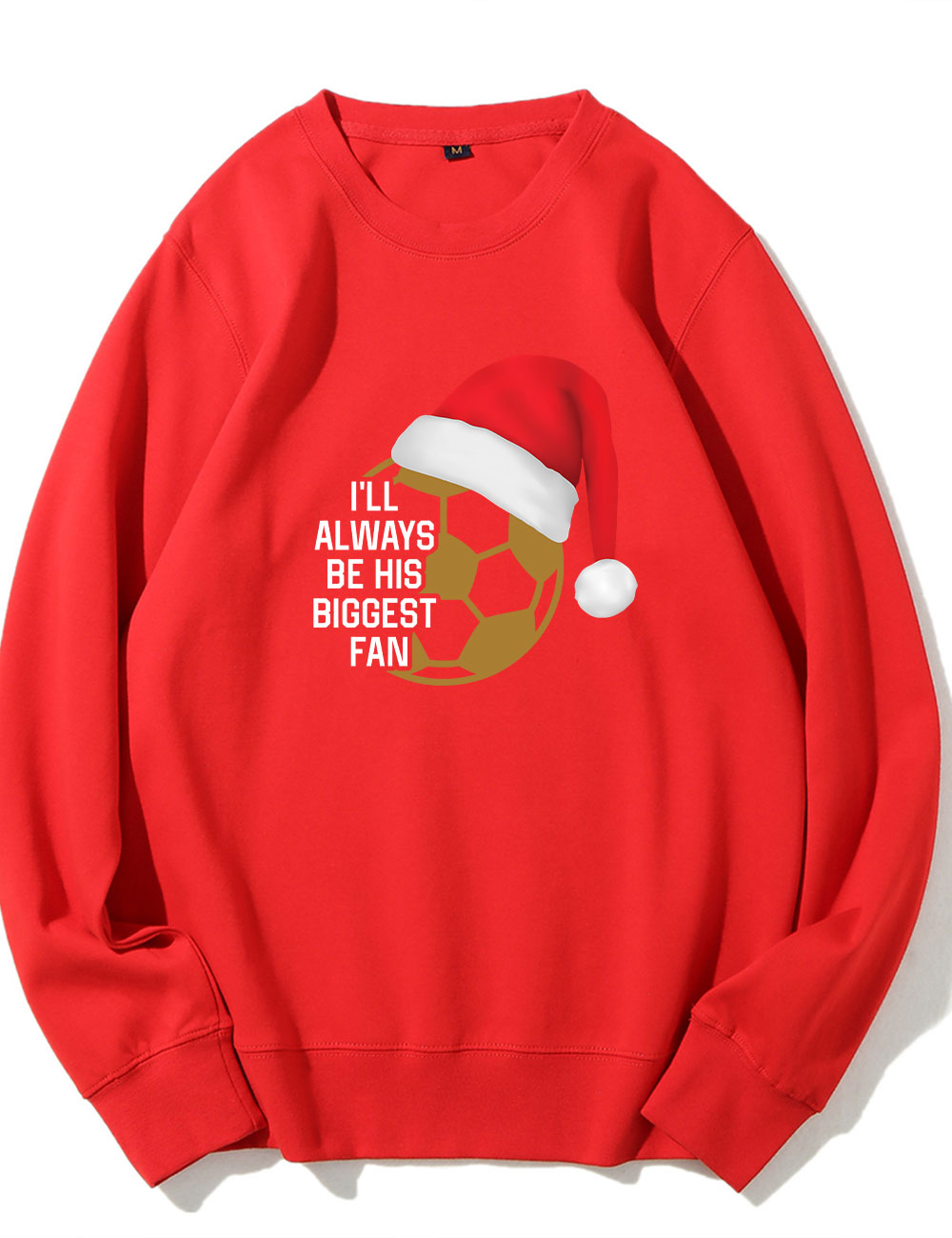 Custom Christmas Santa Soccer Funny Sweatshirt