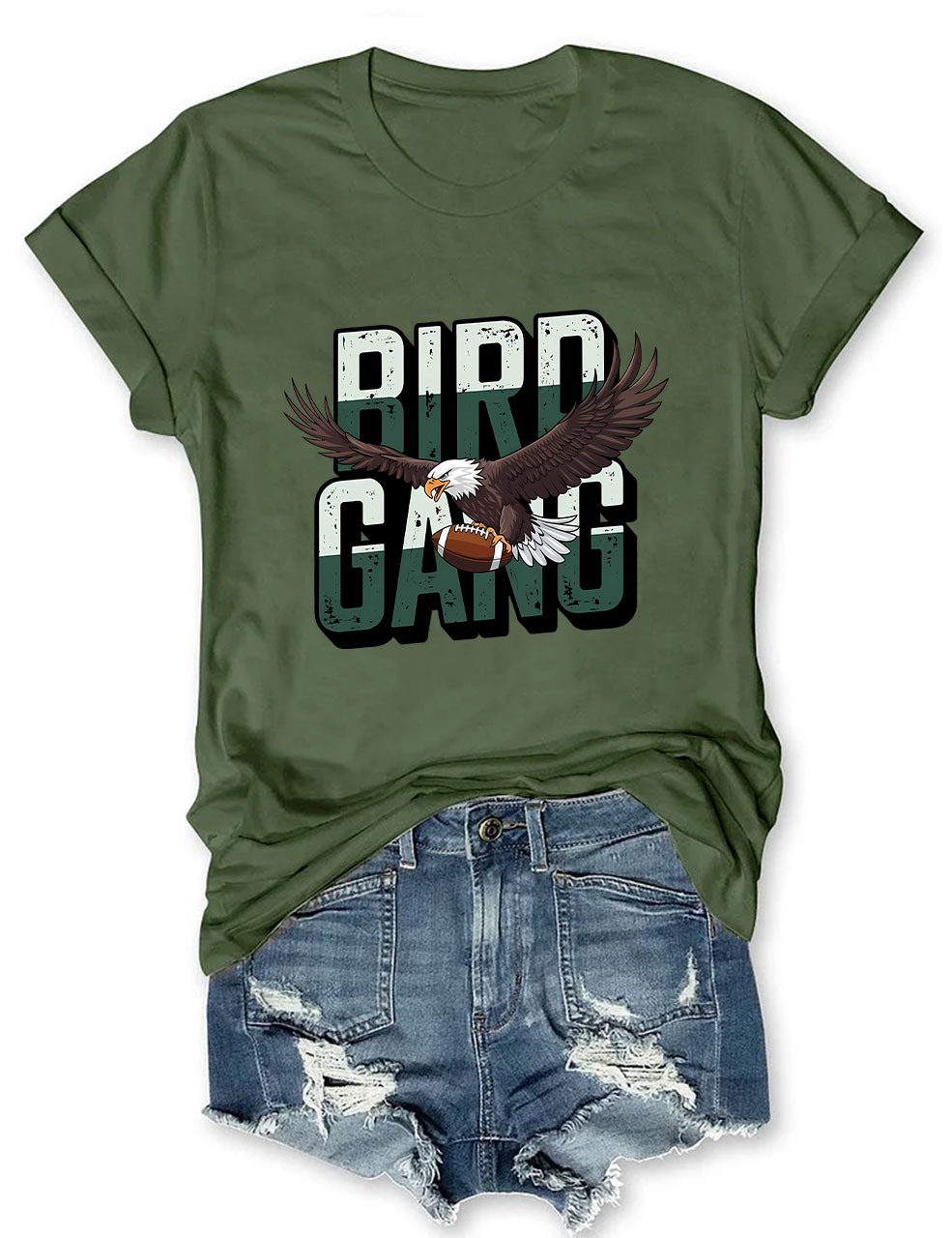 Old School Philadelphia Football Bird Gang T-Shirt