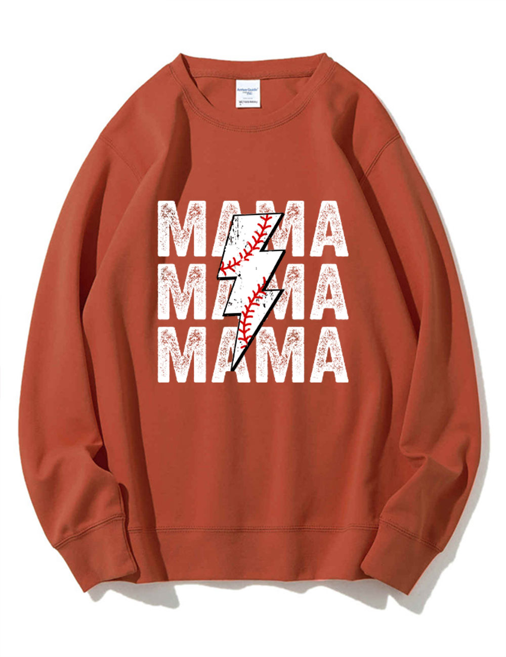 Baseball Mom Customized Number Sweatshirt