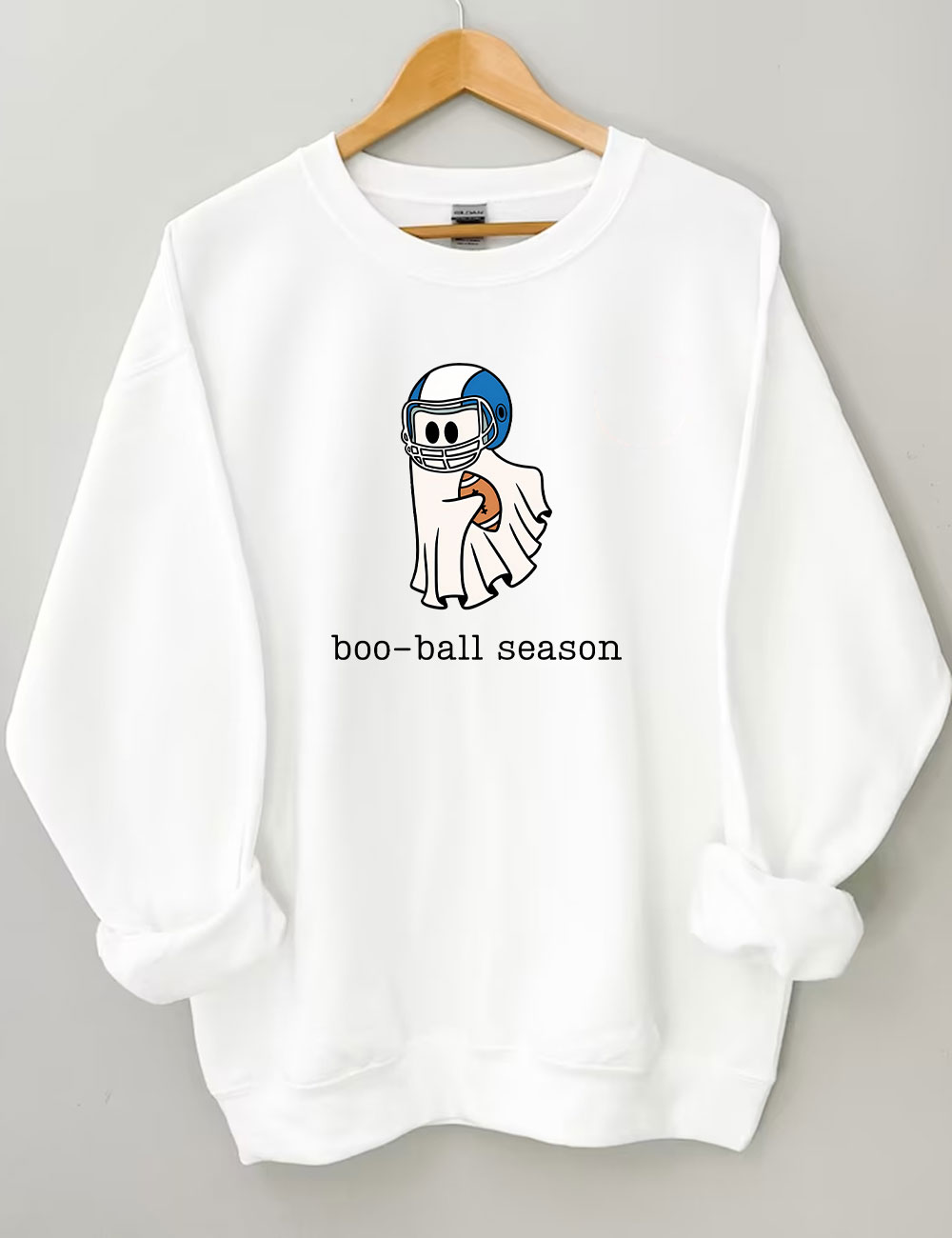 Cute Game day Football Halloween Sweatshirt