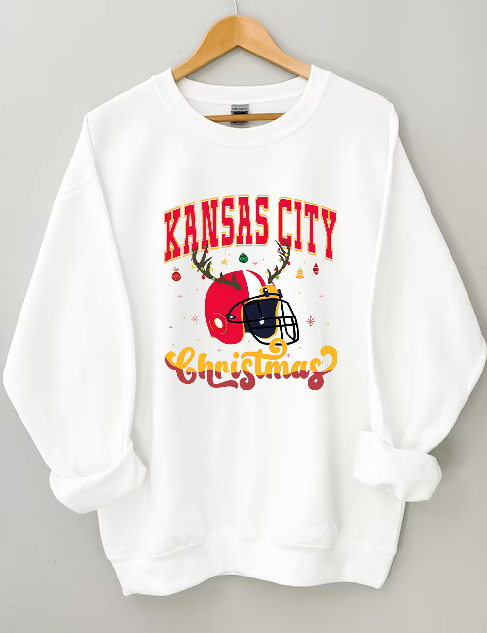 Kansas City Christmas Football Sweatshirt