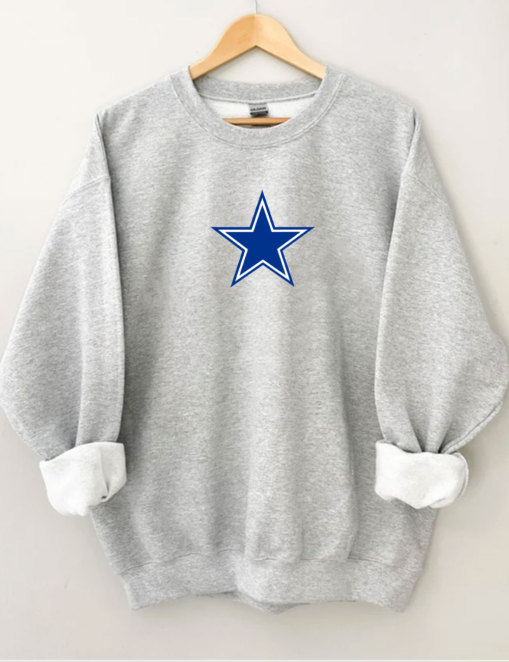 Dallas Football Custom Number Sweatshirt