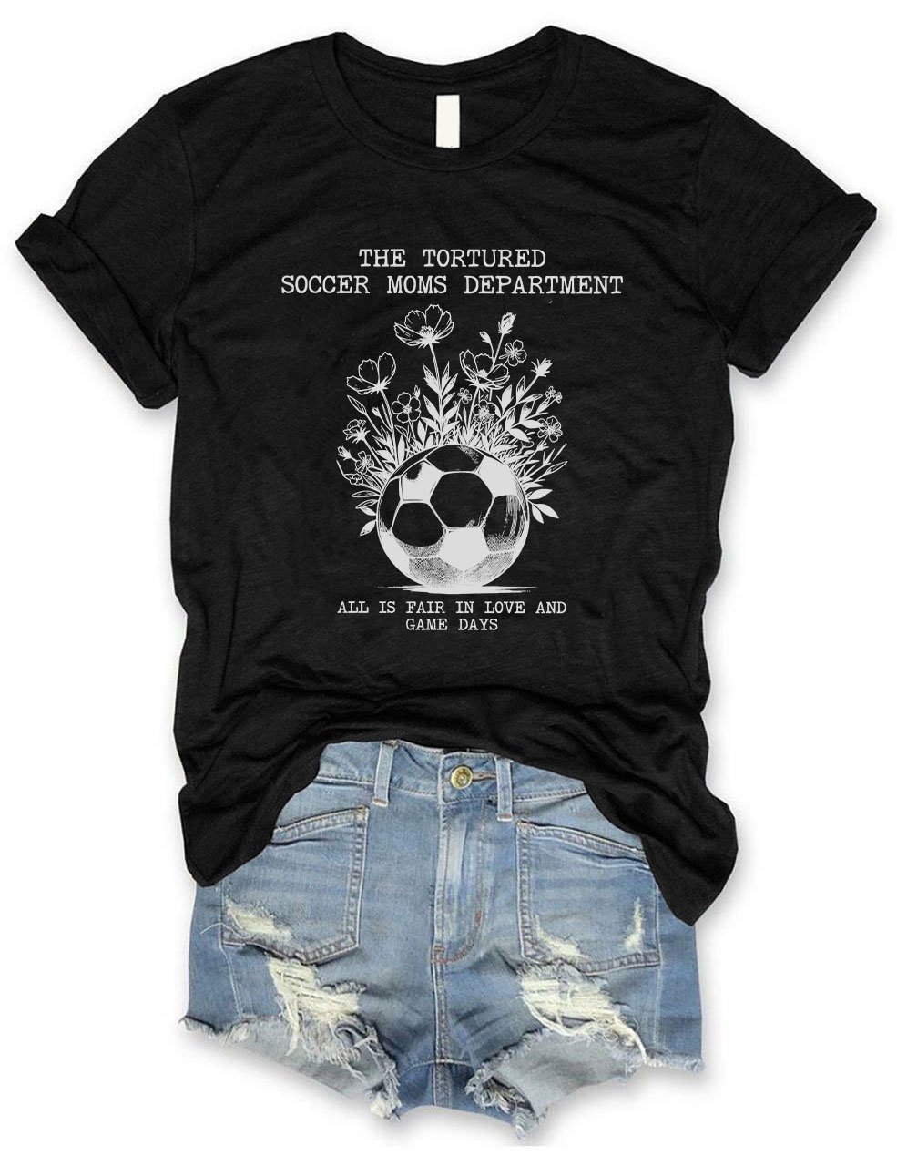 Tortured Soccer Moms Department T-shirt