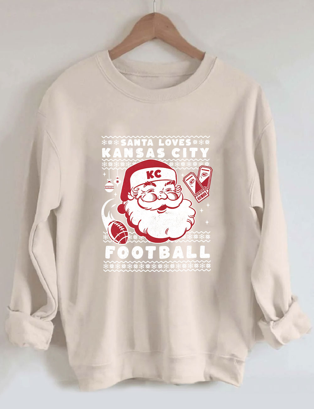 Christmas Kansas City Football Sweatshirt