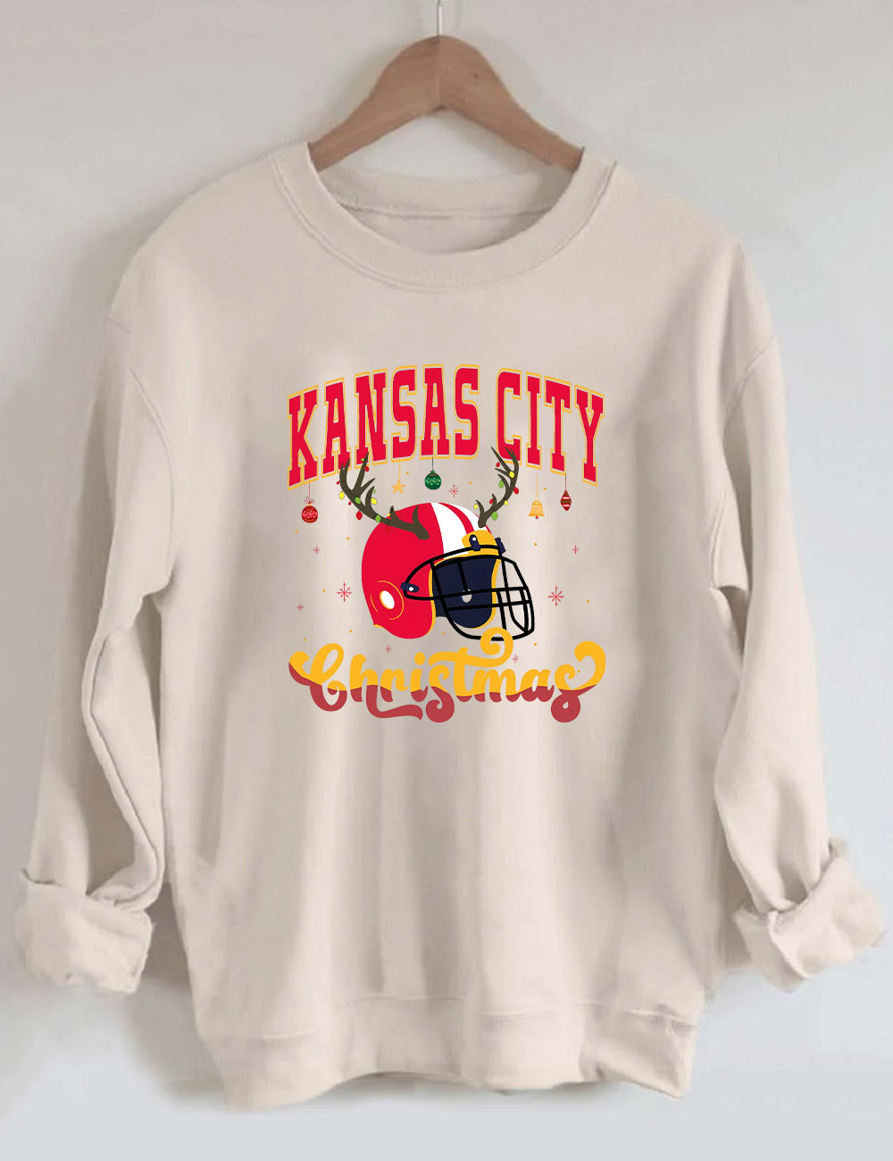 Kansas City Christmas Football Sweatshirt
