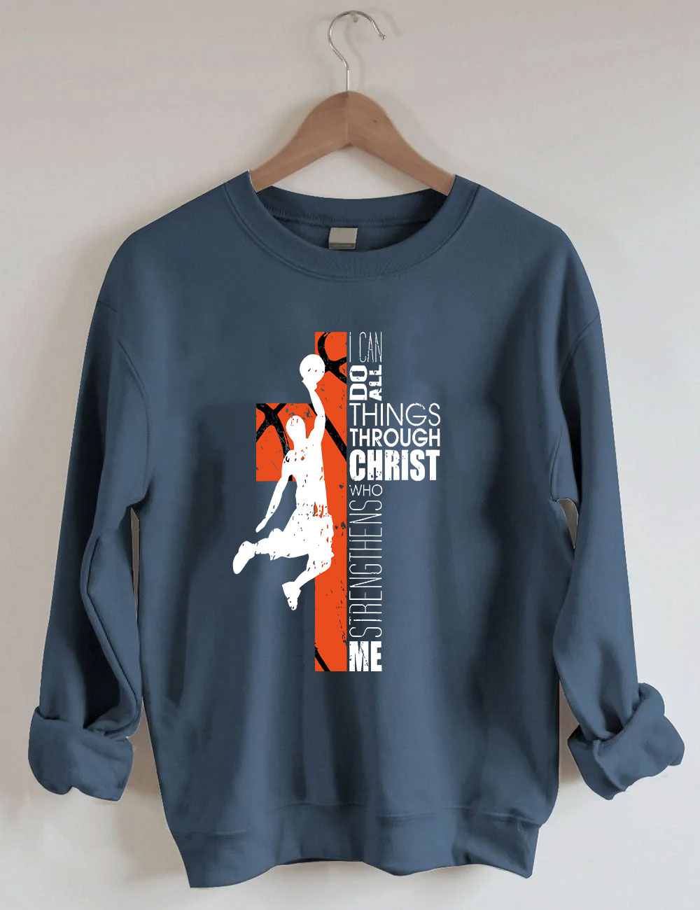 Christian Basketball Boys Girls Sweatshirt