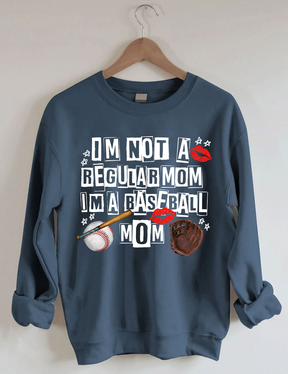I??m Not Regular Mom I??m A Baseball Mom Sweatshirt