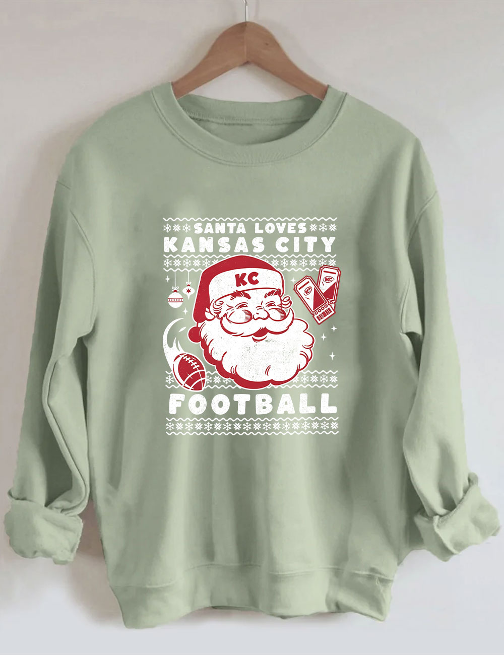 Christmas Kansas City Football Sweatshirt