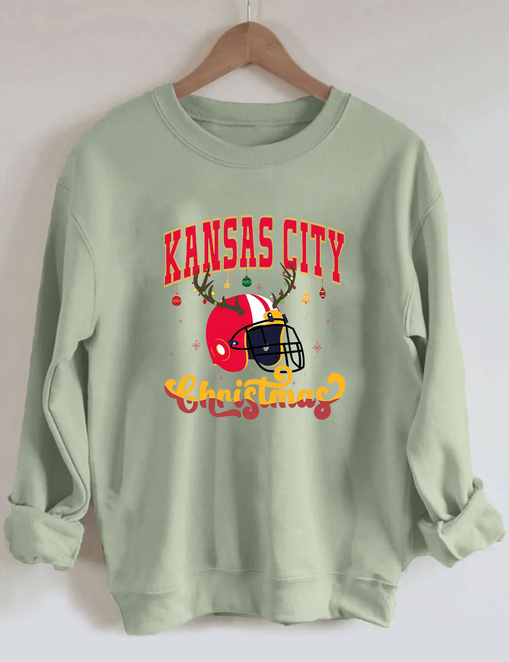 Kansas City Christmas Football Sweatshirt