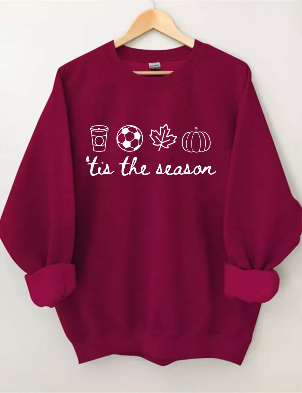 Tis The Season Funny Soccer  Sweatshirt