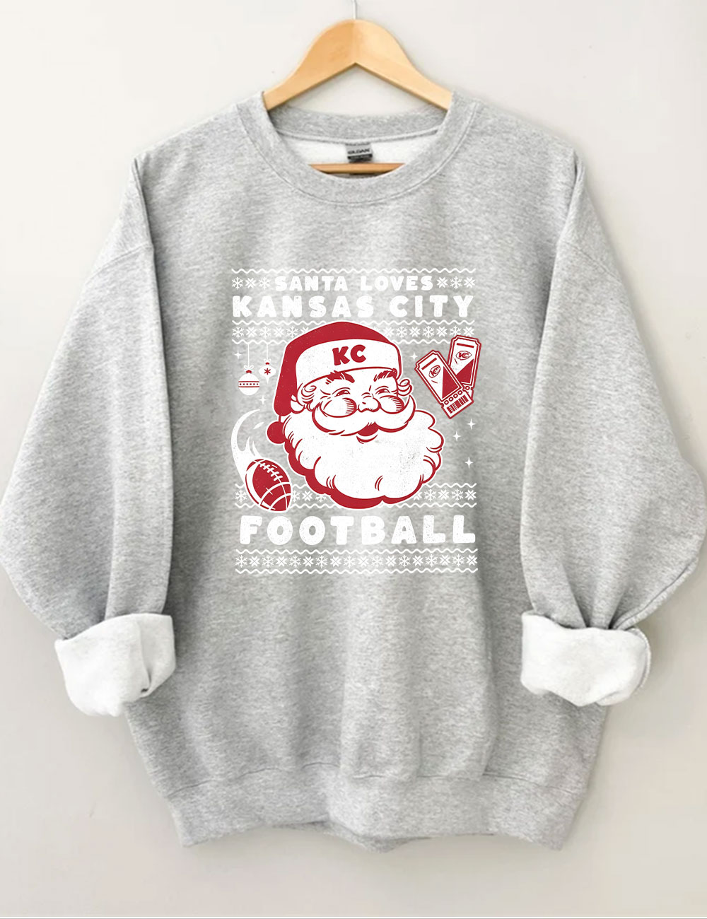 Christmas Kansas City Football Sweatshirt