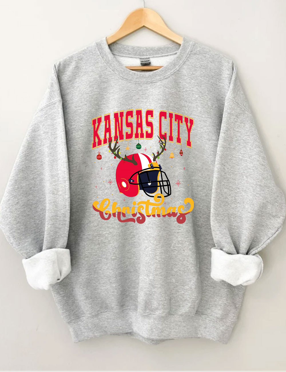 Kansas City Christmas Football Sweatshirt