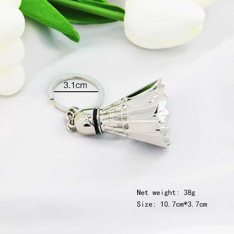 Metal Bowling Ball Keychain Sports Meeting Badminton Football Gift Golf Pendant Tennis Table Tennis Key