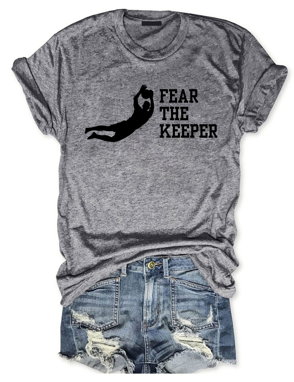 Goalkeeper My Goal is to Deny Yours Football T-shirt