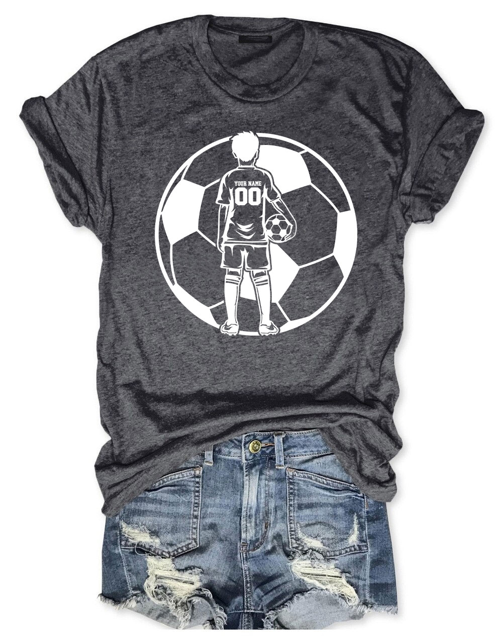 Custom Football Kid Player T-shirt