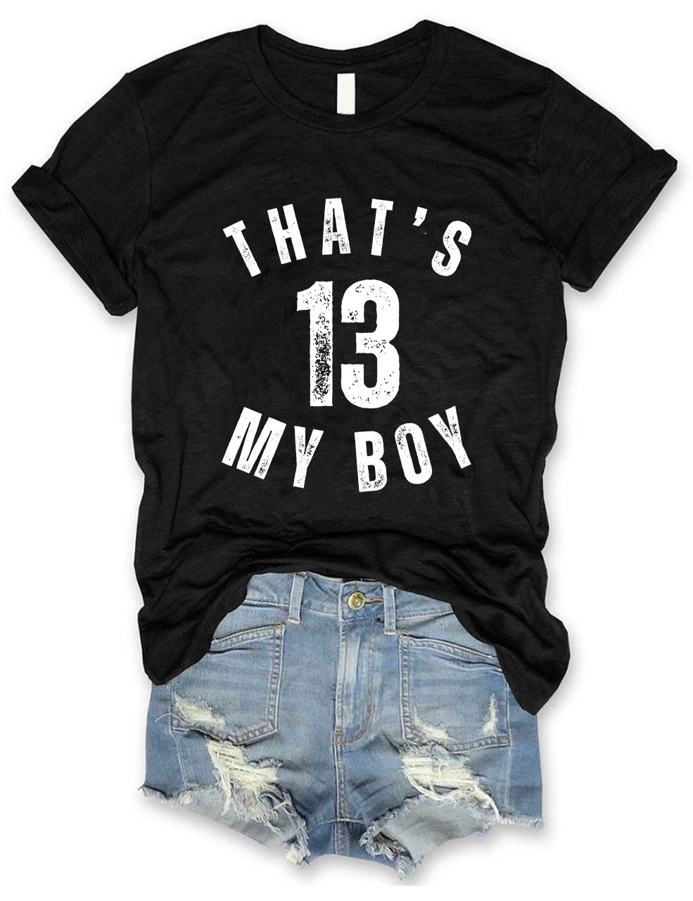 Custom That's My Boy Football Mom T-shirt