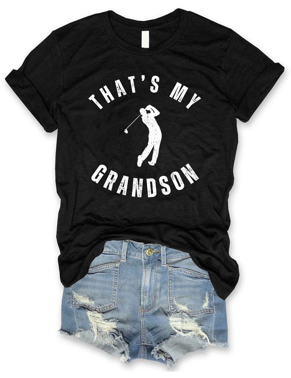 Custom That's My Grandson Golf T-shirt