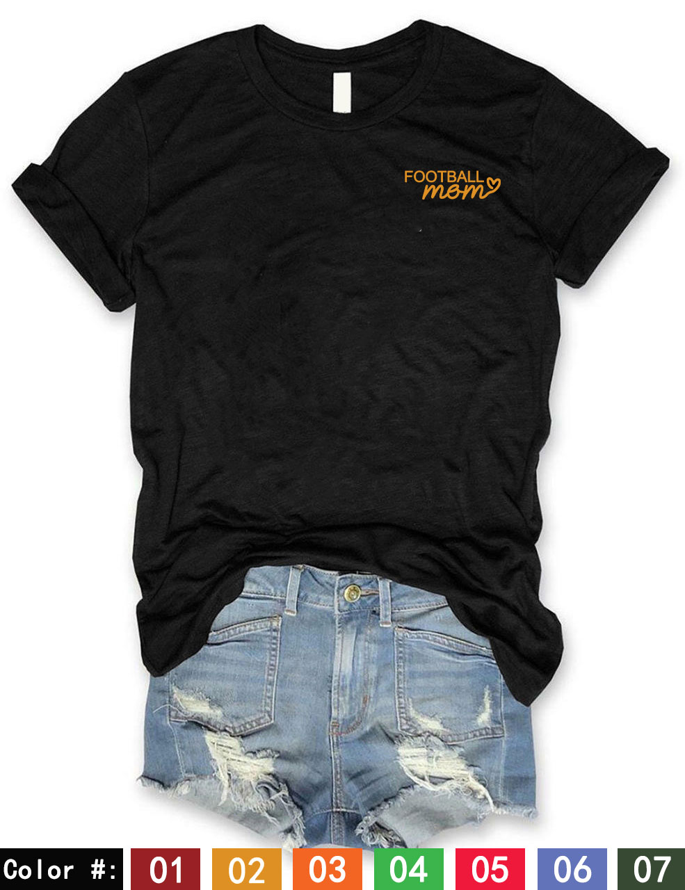 Custom Football Mom T-shirt