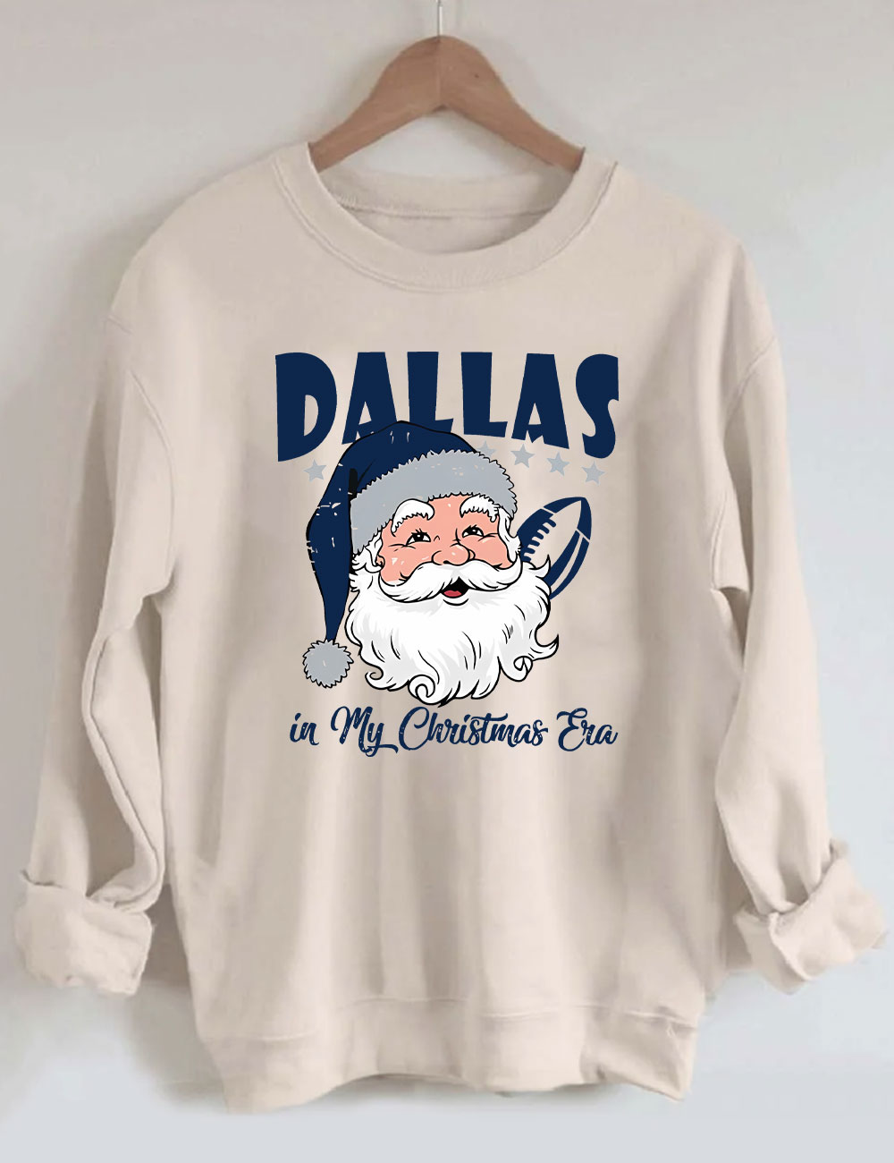Vintage Dallas Football In My Christmas Era Sweatshirt
