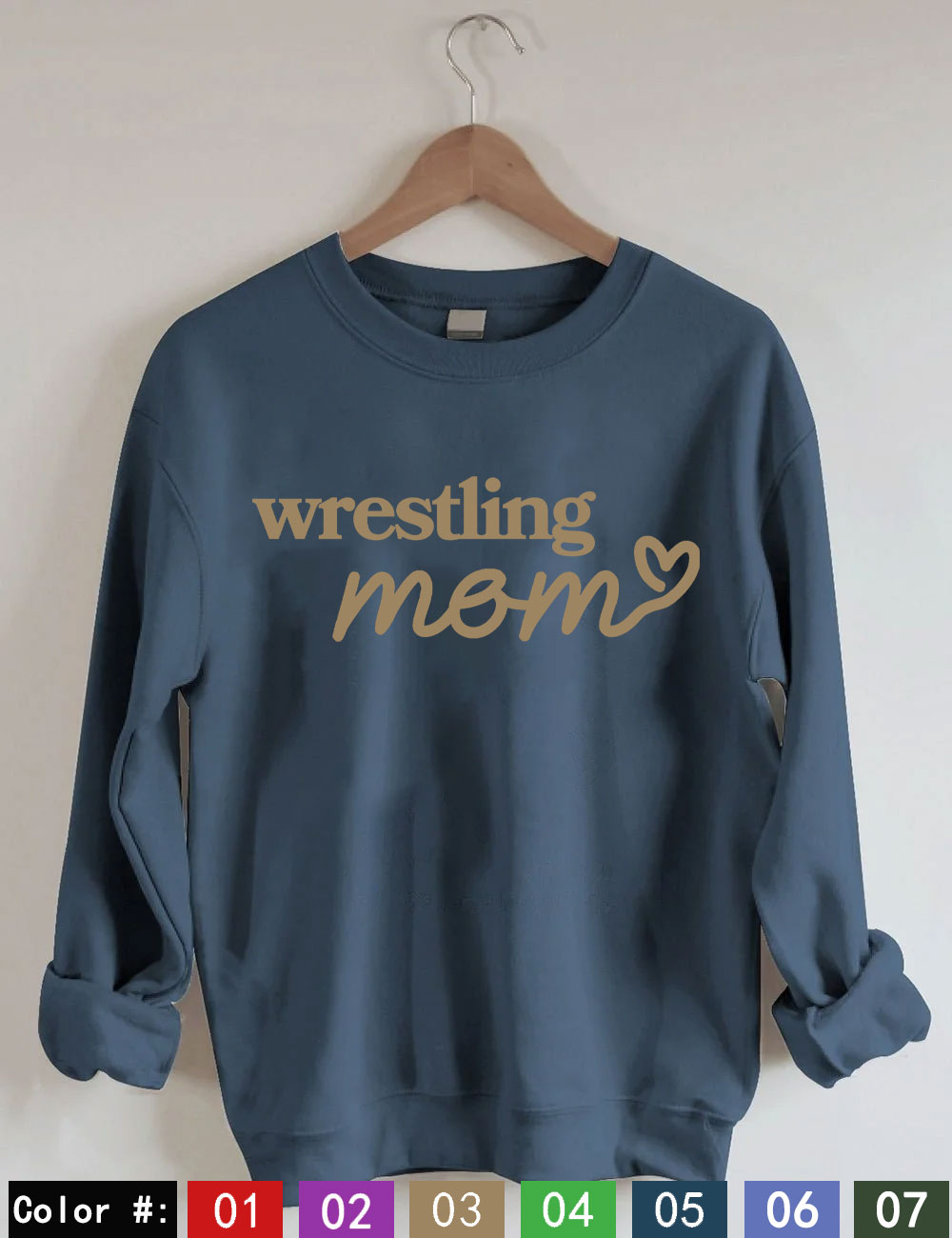 Custom Wrestling Mom Sweatshirt