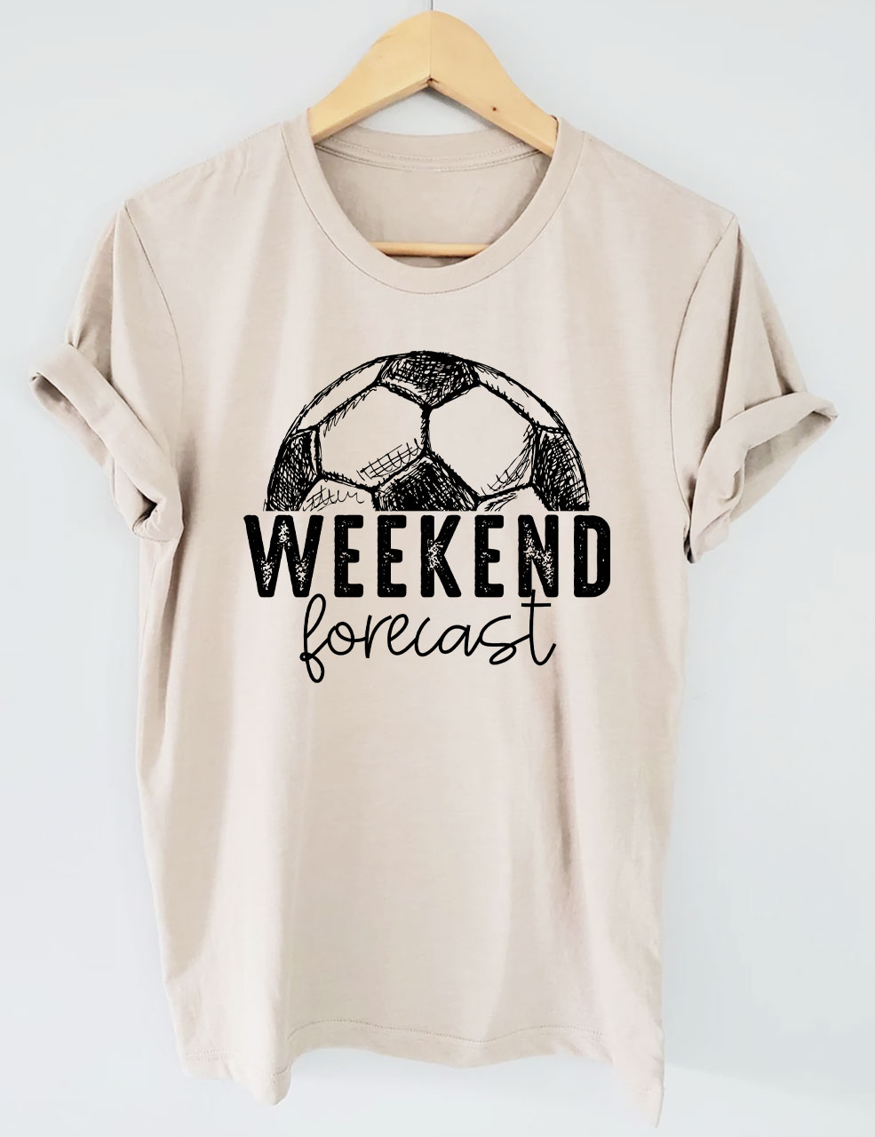 Weekend Forecast Soccer T-shirt